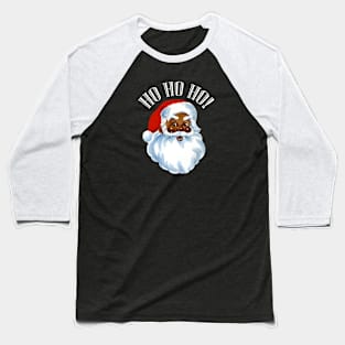 Black Santa "Ho Ho Ho!" Baseball T-Shirt